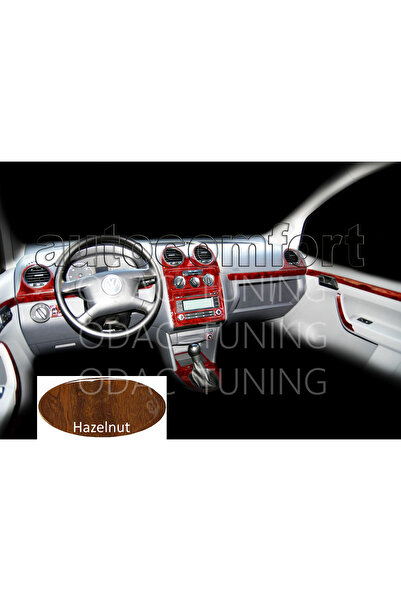 ODAC TUNING Vw Caddy Mahogany Trim Dashboard Trim Console Trim Full Set (2004+) Hazelnut Wood