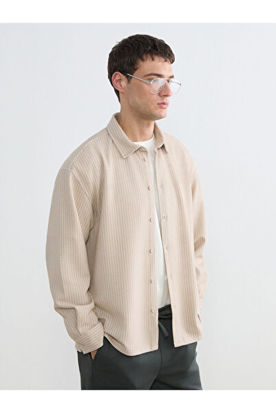 LC Waikiki Quality Parts from Çelebi Store Standard Fit Textured Men's Shirt
