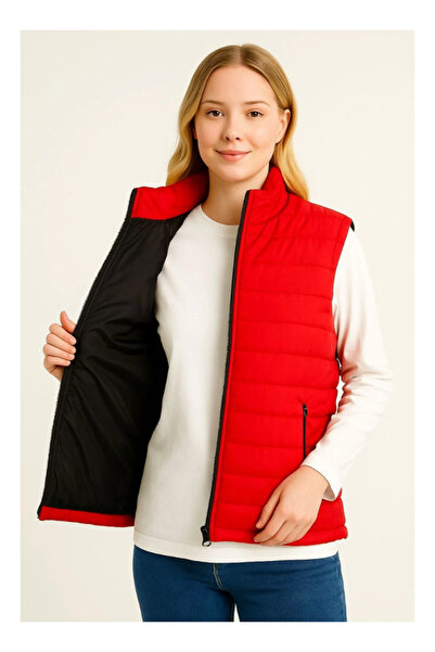 byasafkids Inflatable Zippered Vest Water Repellent Quilted Lined Fabric Ligh...