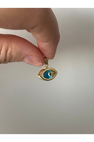denizden silver Gümüş vintage nazarlık kolye ucu