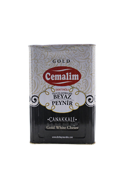CEMALİM TAM YAĞLI BEYAZ PEYNİR GOLD 18 KG TENEKE