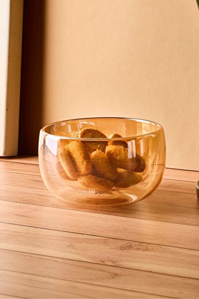 Perotti Cidar Amber Double Wall Bowl 300 ml Ergonomic Multi-Purpose Presentation Organizer