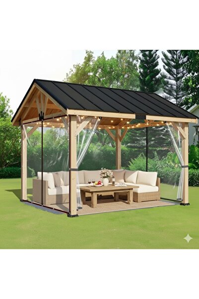 ACY STORE Premium Şeffaf PVC Branda Kış Bahçesi 2 X 3 MT - Mukavemetli Dikişli ve Kuşgözlü Kenar Şeffaf Kapama