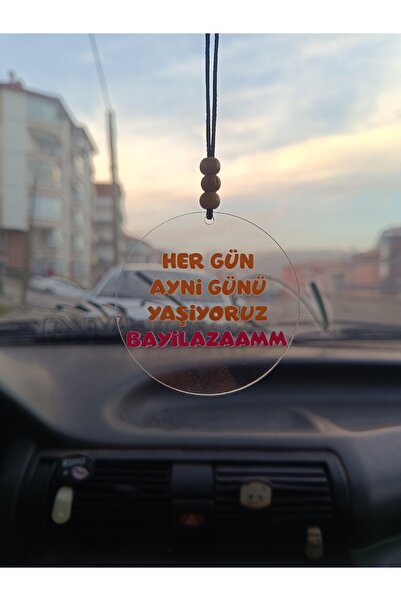 NED MDF LAZER DEKARASYON Komik Sözler Yazılı Dikiz Aynası Süsü Araba Süsü Hed...