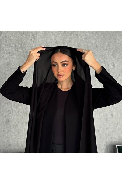 TAJ طرحة سادة اسود