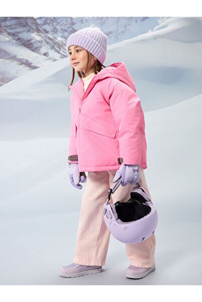 LC Waikiki Детско ски яке с качулка за момичета LCW