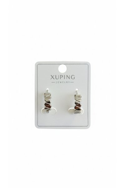 AFRODİTGOLDBUJİTERİ Silver Hoop Steel Earrings