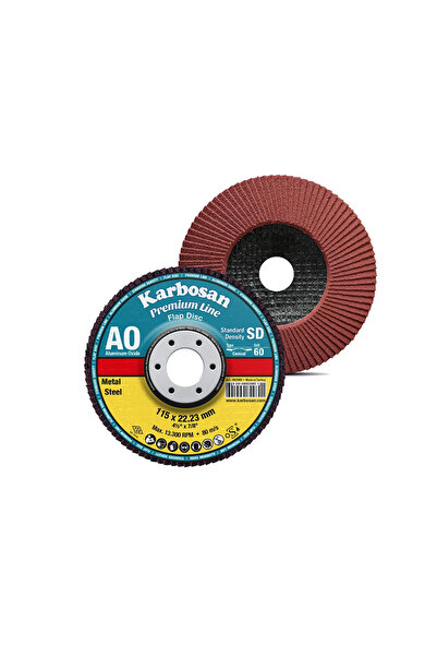 KARBOSAN 115mm AO Flap Disk 60 Kum