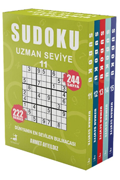 Olimpos Yayınları Sudoku Uzman Seviye 5 Kitap Set / Ahmet Ayyıldız / / 878545...