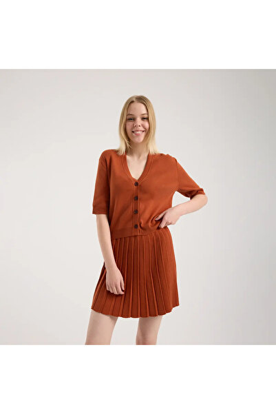 SAVE THE DUCK Kadın Kiremit Kırmızı Hırka