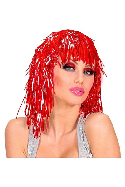 Skygo Red glitter metallic party wig