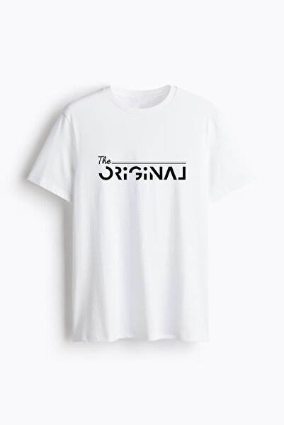 Let's Wear Original Patterned Regular Fit 100% Cotton Tshirt for Men