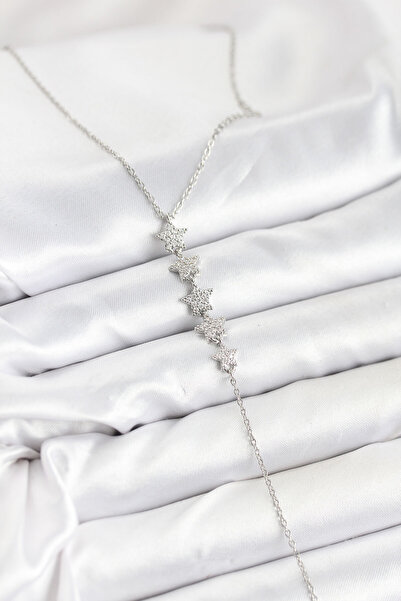 Skygo 316L Steel Chain Silver Color Star Model Y Necklace - Tj-Bko10661