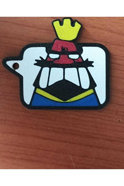 FreshWolf Clash Royale Angry Emoji Keychain
