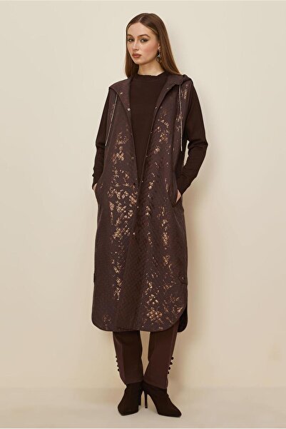 Alvina Varech Printed Quilted Vest 46109