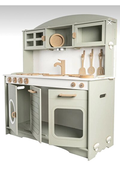 Trendmax Hobby House 9-piece wooden children's kitchen set with kit