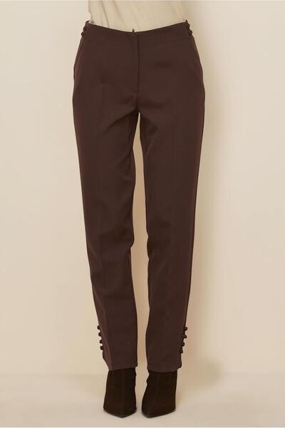 Alvina Button Detail Pants 70941