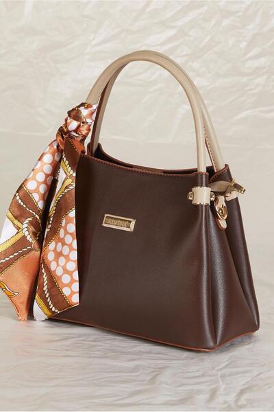 Alvina Scarf Detail Bag 2158