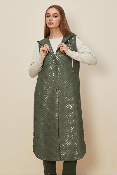 Alvina Varech Printed Quilted Vest 46109