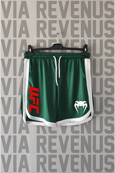 Vordevia Ufc Printed Piping Detailed Jersey Sports Training Shorts
