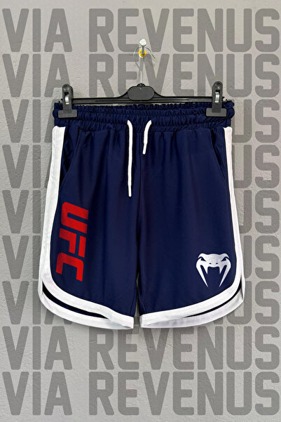 Vordevia Ufc Printed Piping Detailed Jersey Sports Training Shorts