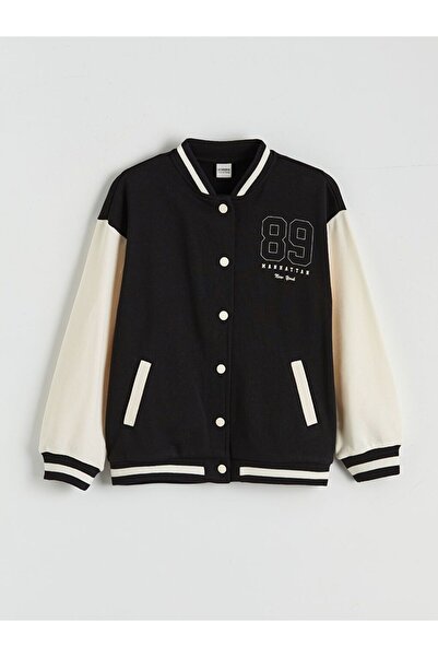 LC Waikiki LCW Kids Printed Girl's College Jacket