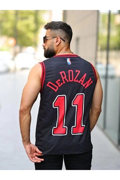 Femella Women Fashion Men's Two Thread Digital Printed T-shirt - Black