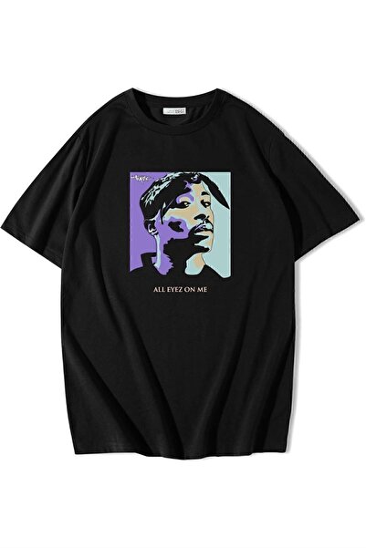 BRZ COLLECTION Unisex Oversize Tupac All Eyez On Me T-shirt