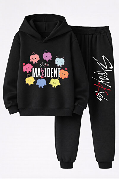 MAGORS Straykids Printed 3-Ply Quality Sweatshirt and Trackpants Children's B...