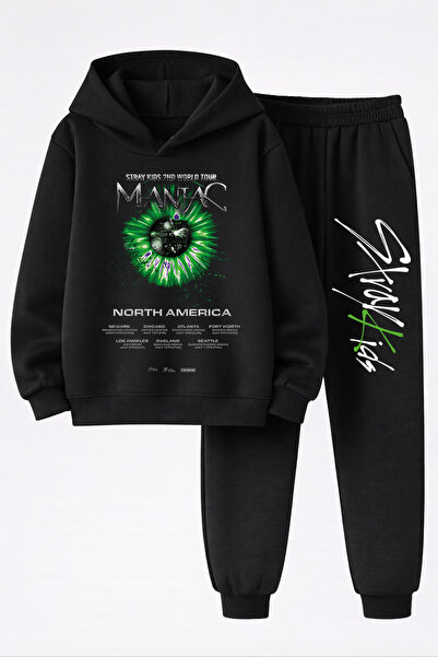 MAGORS Straykids Printed 3-Ply Quality Sweatshirt and Trackpants Children's B...