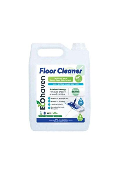 Ecohaven Organic Floor Cleaner | 5 Litres | Eco-Friendly Disinfectant | Fresh Scent | Safe for All F
