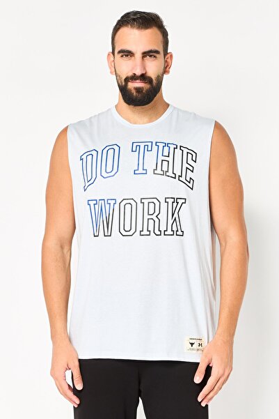 Under Armour Men Loose Fit Sleeveless Training Vest, Light Blue