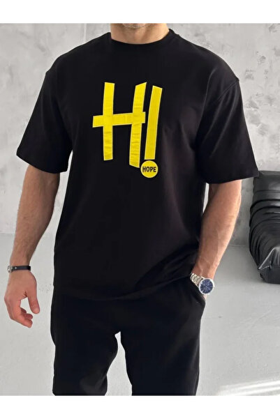 soonaksesuar   Unisex Embroidered T-Shirt - Black