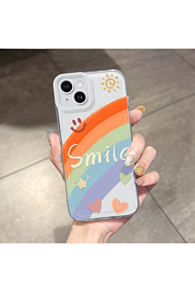 Hontinga غطاء هاتف شفاف متوافق مع آيفون 14 بلس مع حماية للكاميرا ووسادة هوائي...