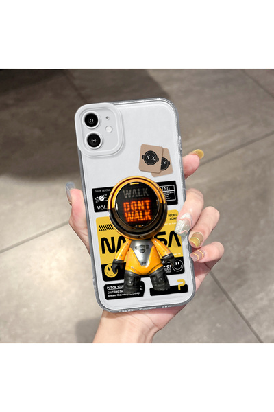 Hontinga iPhone 11 Compatible Transparent Camera Protection Astronaut Airbag ...