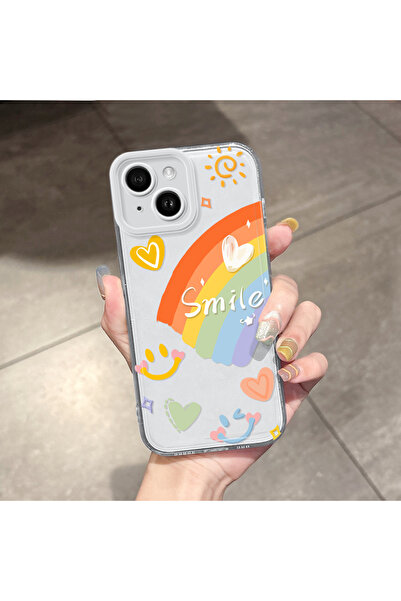 Hontinga غطاء هاتف شفاف متوافق مع آيفون 14 مع حماية للكاميرا ووسادة هوائية قو...