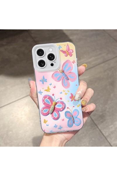 Hontinga غطاء هاتف شفاف متوافق مع آيفون 15 برو ماكس مع حماية للكاميرا ووسادة ...