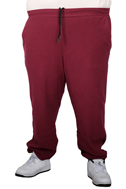 ModeXL Mode XL Large Size Sweatpants U25823 Burgundy