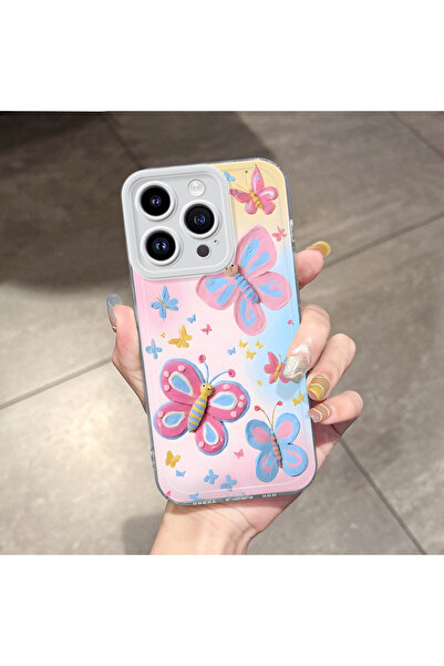 Hontinga غطاء هاتف شفاف متوافق مع آيفون 14 برو مع حماية للكاميرا ووسادة هوائي...