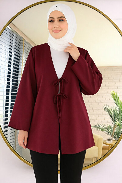 BALCOLLECTİON Tie-Front Kimono Caftan Tunic