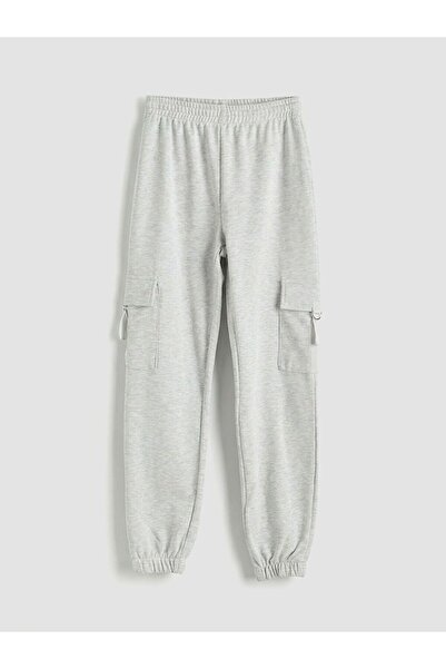 LC Waikiki LCW Kids Elastic Waist Girls' Cargo Sweatpants