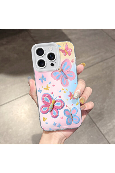 Hontinga غطاء هاتف شفاف متوافق مع آيفون 16 برو مع حماية للكاميرا ووسادة هوائي...