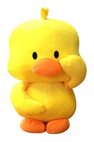 Generic لعبة بطة صفراء صغيرة محشوة، وسادة على شكل دمية بطة لطيفة