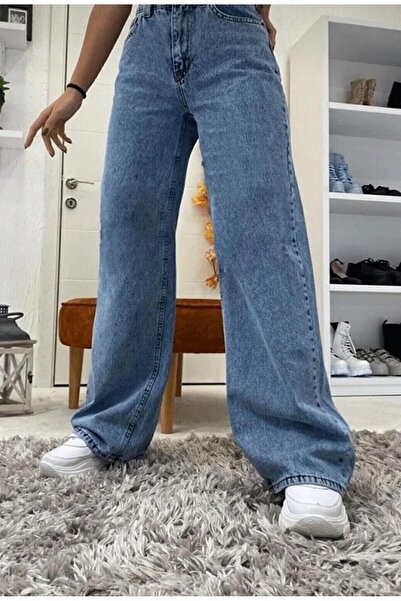 SU SHE The New Collectable High Waist Slop Women's Palazzo Jeans