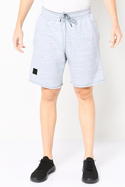 Under Armour Men Sportswear Fit Brand Logo Training Shorts, Heather Grey