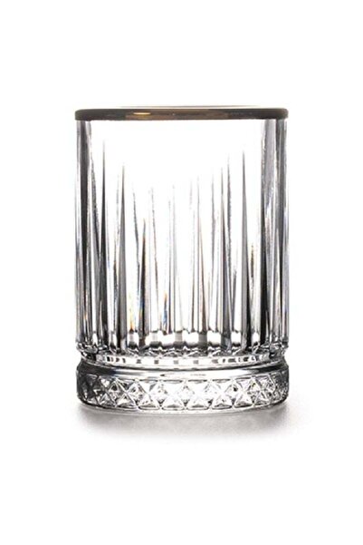 Pasabache Pasabahce 6-Piece Elysia Golden Touch Shot Tumbler Set 110 ml Clear/Gold