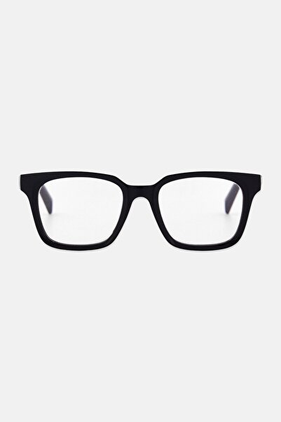 A & A Glasses Men WR-S6441S Square Reading Glasses, Shiny Black