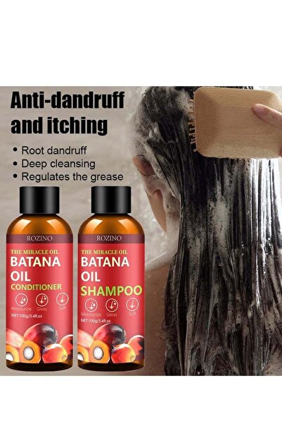Rozino Batana Oil Shampoo and Conditioner Set