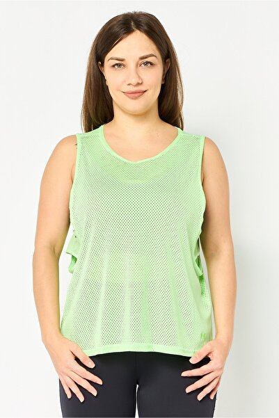 Under Armour Women Loose Fit Sleeveless Training Tank Top, Lime