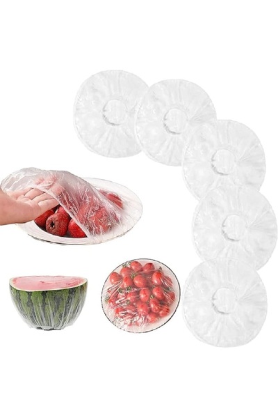 AL ARQAM Fresh Keeping Bags Food Cover, 100PCS Reusable Stretch Lids for Bowls & Containers